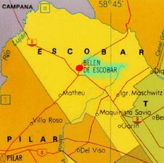 Ubicaci�n de Bel�n de Escobar