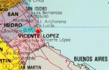 Ubicaci�n de Olivos