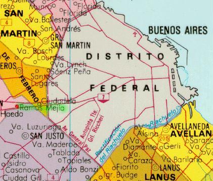 Ubicaci�n de Ramos Mej�a