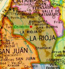 Ubicaci�n de Chilecito